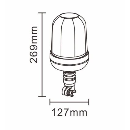LED Svetlo upozorenja LED/12-24V IP66
