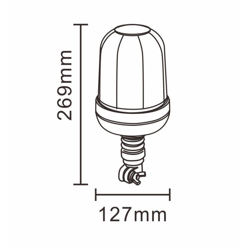 LED Svetlo upozorenja LED/12-24V IP66