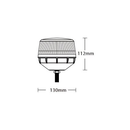 LED Svetlo upozorenja LED/12-24V IP67