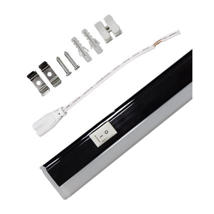LED svetlo za ispod ormarića TUBE LED/9W/230V 60 cm crno