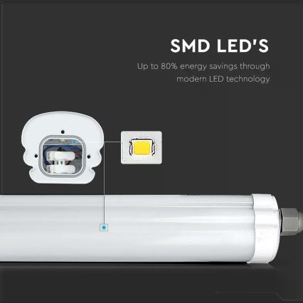 LED tehničko rasvetno telo G-SERIES LED/36W/230V 4500K 120cm IP65