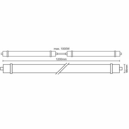 LED Tehničko svetlo LED/40W/180-265V IP65