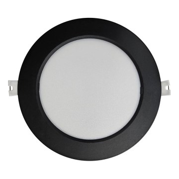 LED Ugradbena lampa CIRCLE LED/12W/230V 4000K pr. 17 cm crno