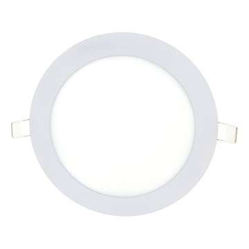 LED Ugradbena lampa CIRCLE LED/15W/230V 6500K pr. 18,8 cm bela