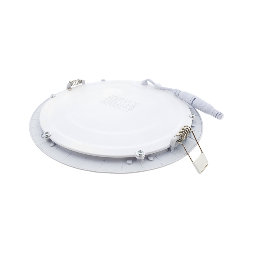 LED Ugradbena lampa CIRCLE LED/15W/230V 6500K pr. 18,8 cm bela