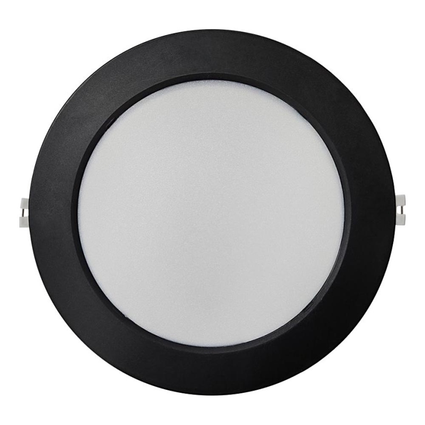 LED Ugradbena lampa CIRCLE LED/18W/230V 4000K pr. 22 cm crno