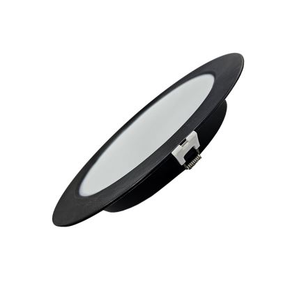 LED Ugradbena lampa CIRCLE LED/18W/230V 4000K pr. 22 cm crno