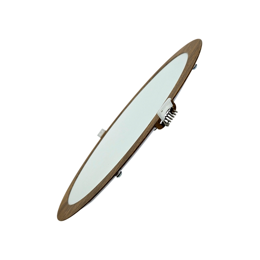 LED Ugradbena lampa CIRCLE LED/24W/230V 4200K pr. 29,6 cm braon
