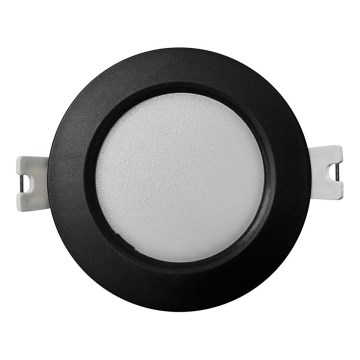 LED Ugradbena lampa CIRCLE LED/3W/230V 4000K pr. 9 cm crno