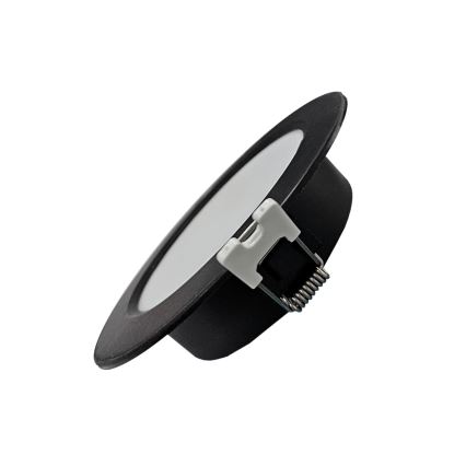 LED Ugradbena lampa CIRCLE LED/6W/230V 4000K pr. 12 cm crno