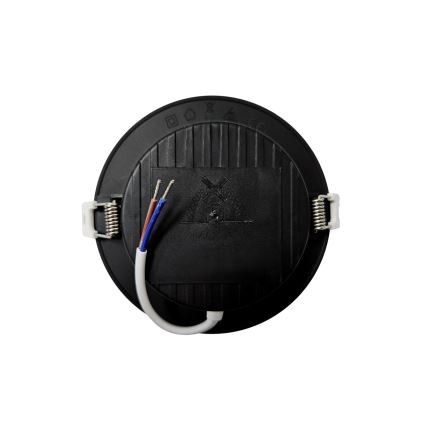 LED Ugradbena lampa CIRCLE LED/6W/230V 4000K pr. 12 cm crno