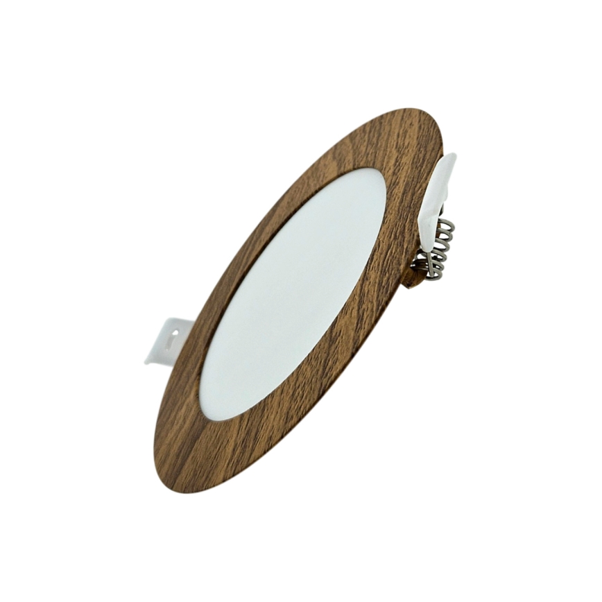 LED Ugradbena lampa CIRCLE LED/6W/230V 4200K pr. 11,8 cm braon
