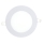 LED Ugradbena lampa CIRCLE LED/9W/230V 6500K pr. 14,5 cm bela