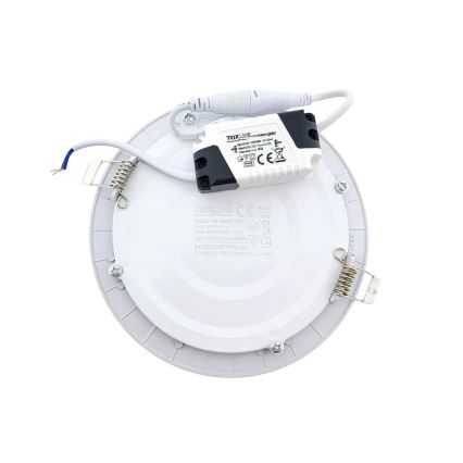 LED Ugradbena lampa CIRCLE LED/9W/230V 6500K pr. 14,5 cm bela