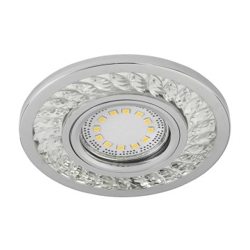LED Ugradbena lampa EYE 1xGU10/50W + LED/3W/230V