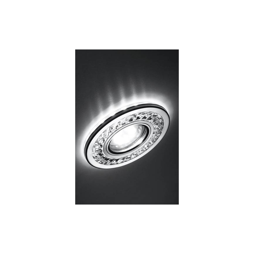 LED Ugradbena lampa EYE 1xGU10/50W + LED/3W/230V