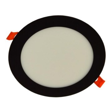 LED Ugradbena lampa GERD LED/12W/230V 4000K crno