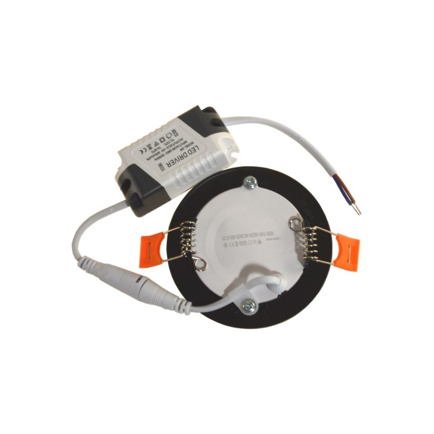 LED Ugradbena lampa GERD LED/3W/230V 4000K crno