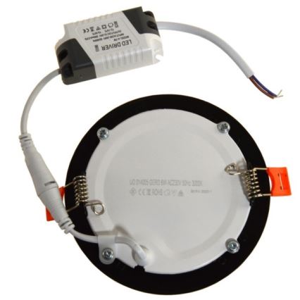 LED Ugradbena lampa GERD LED/6W/230V 3000K crno