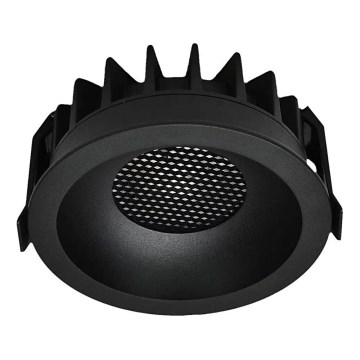 LED Ugradbena lampa LED/12W/230V 3000/4000/6400K ø 8,6 cm crno