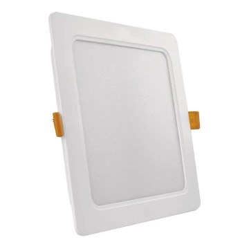 LED Ugradbena lampa LED/18W/230V 17x17 cm bela