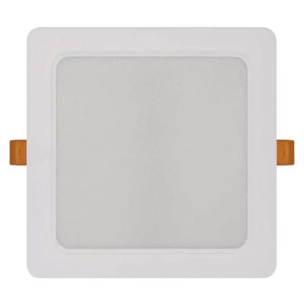LED Ugradbena lampa LED/18W/230V 17x17 cm bela