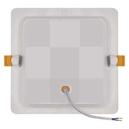 LED Ugradbena lampa LED/18W/230V 17x17 cm bela