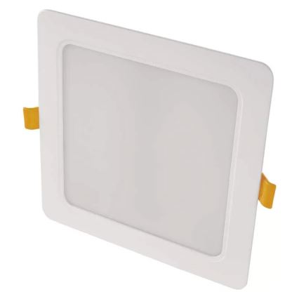 LED Ugradbena lampa LED/18W/230V 17x17 cm bela