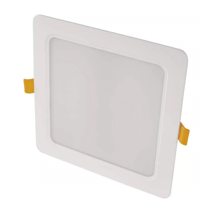 LED Ugradbena lampa LED/18W/230V 17x17 cm bela