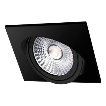LED Ugradbena lampa LED/18W/230V 3000K 11,5x11,5 cm crno