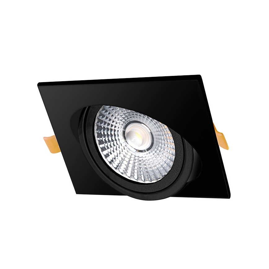 LED Ugradbena lampa LED/18W/230V 3000K 11,5x11,5 cm crno