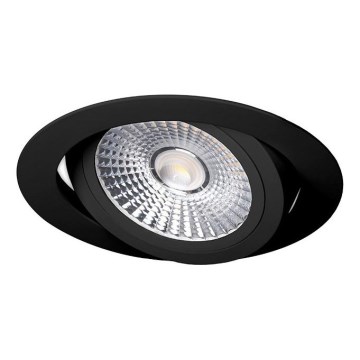 LED Ugradbena lampa LED/18W/230V 3000K pr. 11,5 cm crno