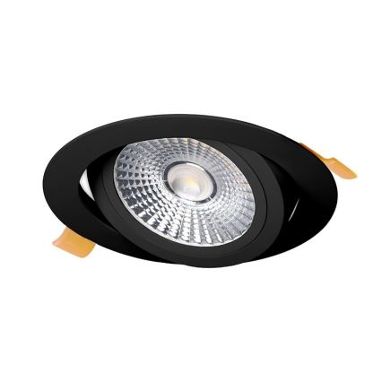LED Ugradbena lampa LED/18W/230V 3000K pr. 11,5 cm crno