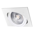LED Ugradbena lampa LED/18W/230V 4000K 11,5x11,5 cm bela