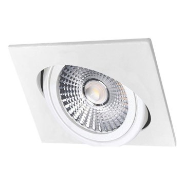 LED Ugradbena lampa LED/18W/230V 4000K 11,5x11,5 cm bela