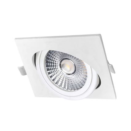 LED Ugradbena lampa LED/18W/230V 4000K 11,5x11,5 cm bela