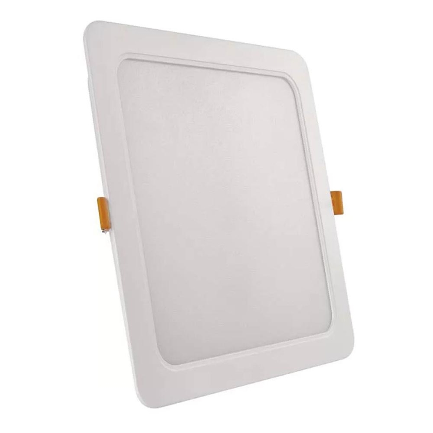 LED Ugradbena lampa LED/24W/230V 22x22 cm bela