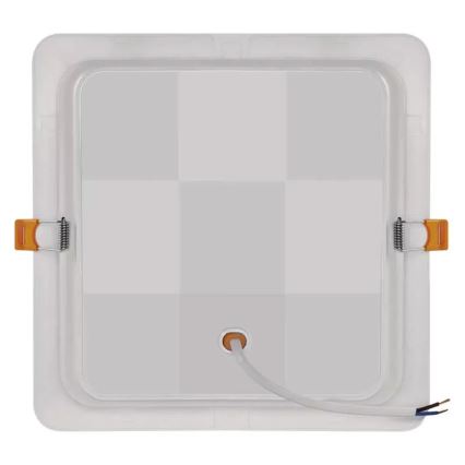 LED Ugradbena lampa LED/24W/230V 22x22 cm bela
