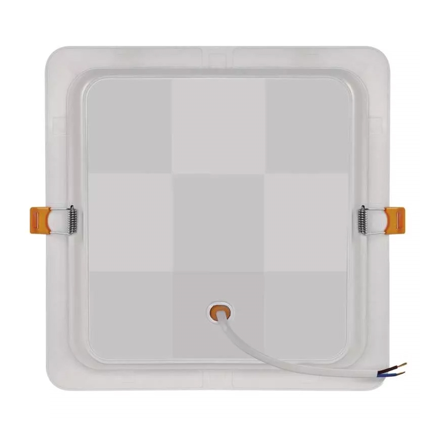 LED Ugradbena lampa LED/24W/230V 22x22 cm bela