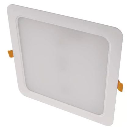 LED Ugradbena lampa LED/24W/230V 22x22 cm bela