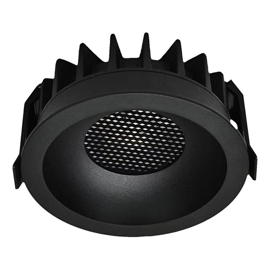 LED Ugradbena lampa LED/24W/230V 3000/4000/6400K ø 13,5 cm crno