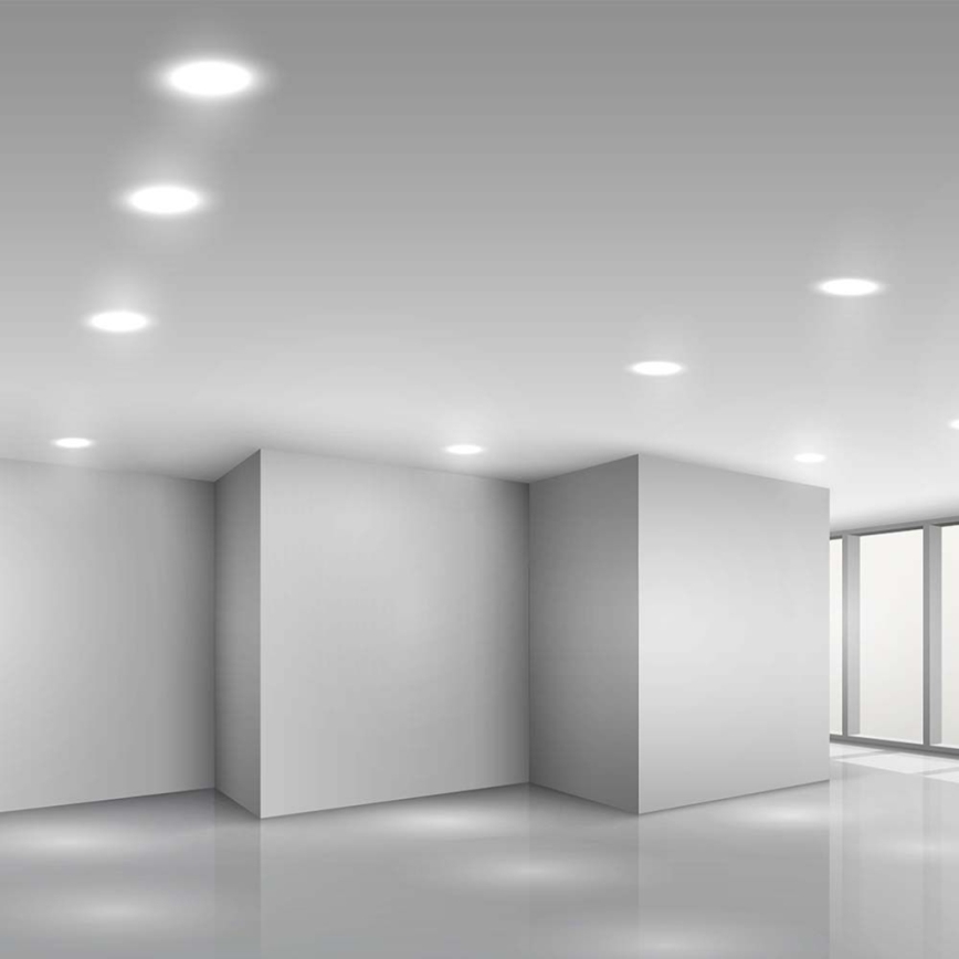 LED Ugradbena lampa LED/3W/230V pr. 9,5 cm 6500K bela