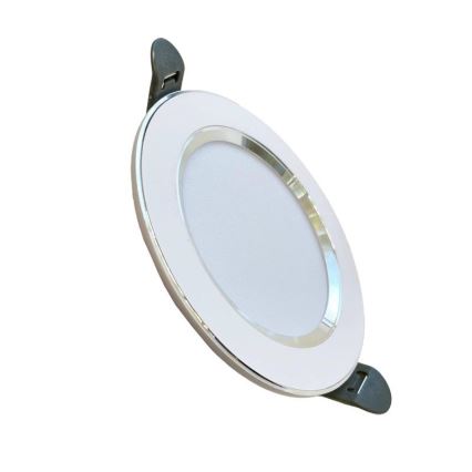 LED Ugradbena lampa LED/7,5W/230V 4000K bela/srebrno