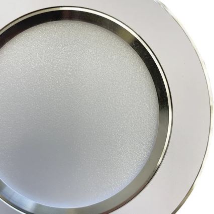 LED Ugradbena lampa LED/7,5W/230V 4000K bela/srebrno
