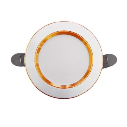 LED Ugradbena lampa LED/7,5W/230V 4000K bela/zlatna
