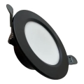 LED Ugradbena lampa LED/7,5W/230V 4000K crno