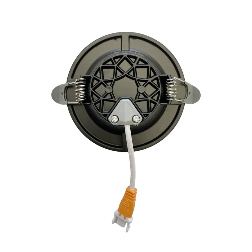LED Ugradbena lampa LED/7,5W/230V 4000K crno/srebrno