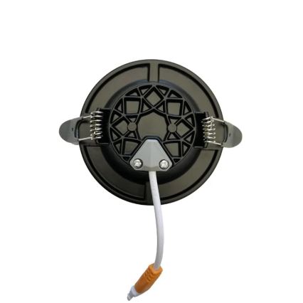 LED Ugradbena lampa LED/7,5W/230V 4000K crno/zlatna