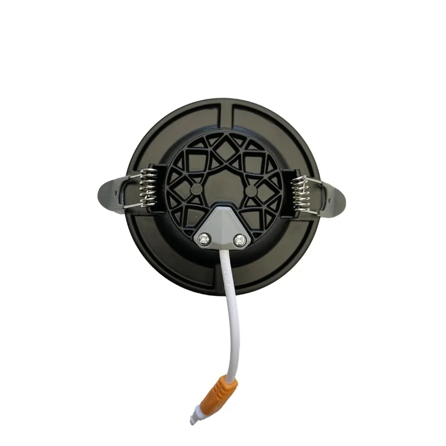LED Ugradbena lampa LED/7,5W/230V 4000K crno/zlatna