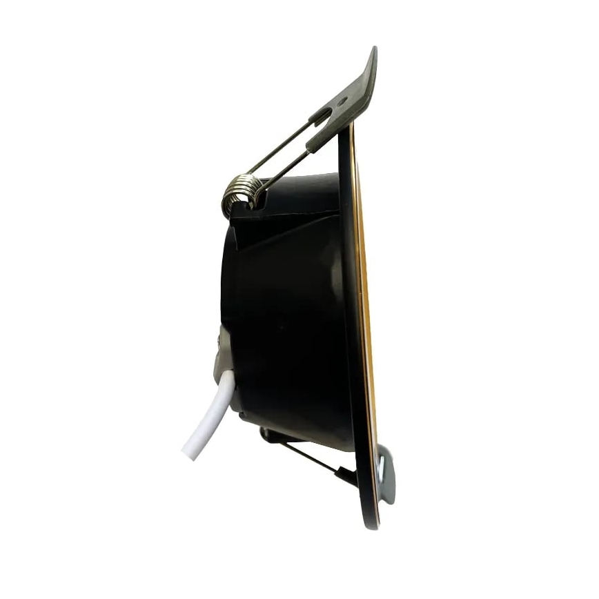 LED Ugradbena lampa LED/7,5W/230V 4000K crno/zlatna
